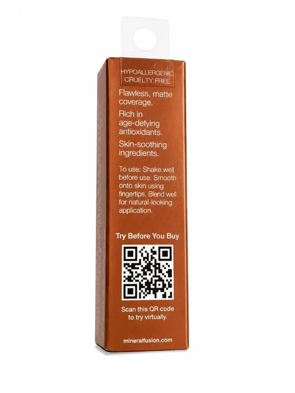 Mineral Fusion Liquid Foundation Warm 1 Fair Full Coverage Vegan 1 oz NIB